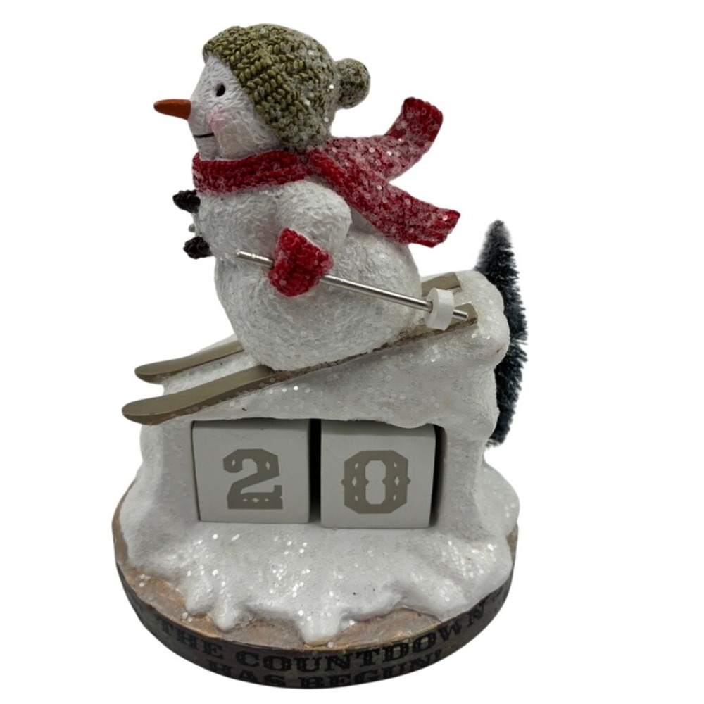 Hallmark Snowman Ski Countdown Calendar Christmas‎ Holiday Decor